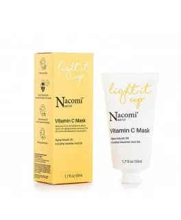 Masca iluminatoare cu vitamina C Light it up Nacomi Next Level, 50 ml
