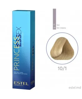 Vopsea cremă permanentă pentru păr PRINCESS ESSEX, 10/1 Blond deschis gri, 60 ml
