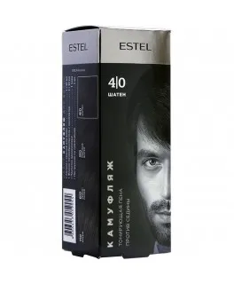 Set pentru camuflarea părului ESTEL ALPHA HOMME 4/0, Șaten