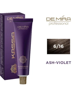 Vopsea pentru par ACME DeMira Kassia, 6/16 - Castaniu Inchis gri-violet, 90 ml