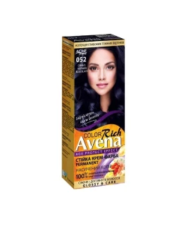 Vopsea pentru par Avena Rich Acme Color, 052 - Negru-albastrui