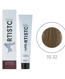 Vopsea permanenta pentru par Elea Professional Artisto Color, 10.32 Blond deschis auriu-violet, 100 ml