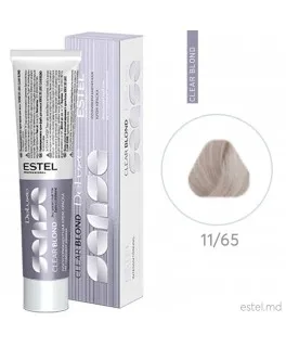 Vopsea-crema semipermanenta Estel DE LUXE SENSE CLEAR BLOND, 11/65 Ultra blond violet-rosu, 60 ml