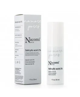 Ser cu acid salicilic 2% pentru ten gras si problematic No more pores Nacomi Next Level, 30 ml