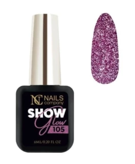 Oja semipermanenta reflectorizant Gelique Glow Show 105 Nails Company, 6 ml