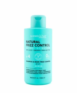 Sampon si Masca 2 in 1 cu effect antifrizz pentru par pufos si uscat Frizz Control Somnis, 250 ml