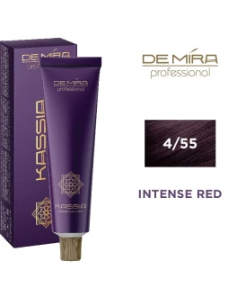 Краска для волос ACME DeMira Kassia, 4/55 - Шатен интенсивно-красный, 90 мл