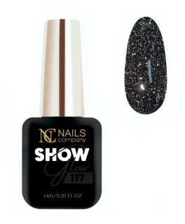 Oja semipermanenta reflectorizant Gelique Glow Show 117 Nails Company, 6 ml