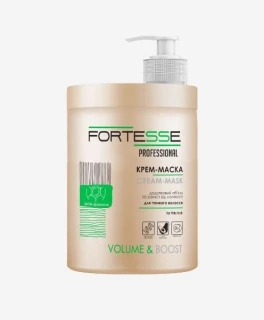 Mască-cremă pentru păr subțire ACME Fortesse PRO Volume & Boost, 1000 ml