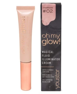 Crema Iluminator 02 - Champagne Oh My Glow! YouStar, 15 ml