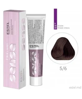 Vopsea-cremă semipermanentă pentru păr DE LUXE SENSE, 5/6 Şaten deschis violet, 60 ml