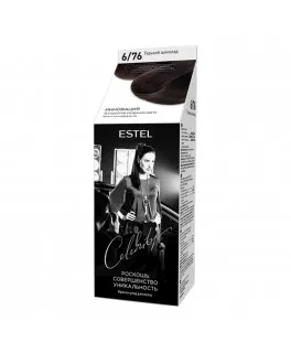 Vopsea-îngrijire pentru păr semipermanentă Celebrity, 6/76 Ciocolată amară, 125 ml