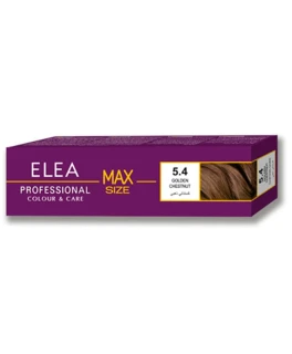 Vopsea-cremă permanentă pentru păr ELEA Professional Colour & Care MAX SIZE, 5.4 - Castana aurie, 100 ml