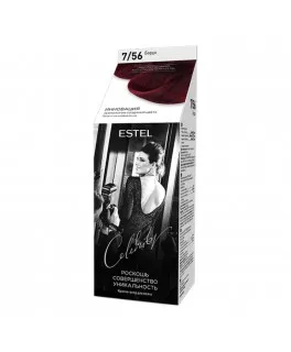 Vopsea-îngrijire pentru păr semipermanentă Celebrity, 7/56 Bordo, 125 ml