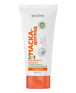Masca-ingrijire 2 in 1 pentru păr gras Acme EkoLine, 200 ml