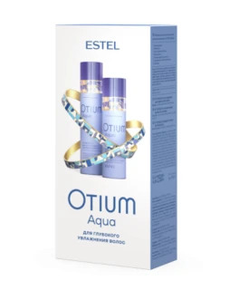 Набор для интенсивного увлажнения волос ESTEL OTIUM AQUA (Шампунь 250 мл, Бальзам 200 мл)