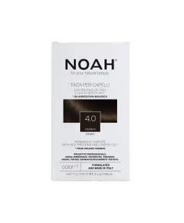 Vopsea naturala fara amoniac pentru par Saten 4.0 Noah, 140 ml