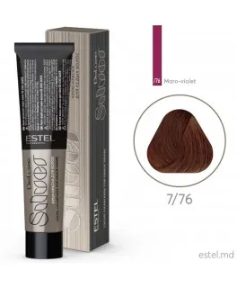 Крем-краска для седых волос DE LUXE SILVER, 7/76 Русый коричнево-фиолетовый, 60 мл