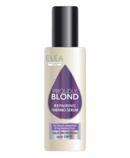 Ser reparator pentru par blond protectie termica de pana la 230°C Proudly Blond Elea Professional, 150 ml