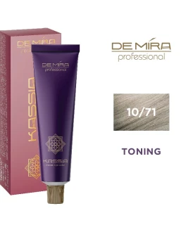 Vopsea pentru par ACME DeMira Kassia Ammonia Free, 10/71 - Blond maro rece, 90 ml