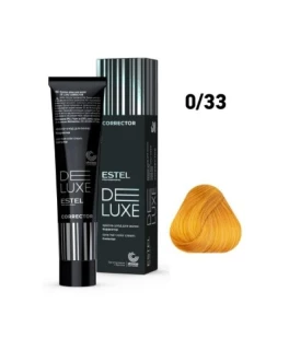 Corector color DE LUXE, 0/33 Galben, 60 ml