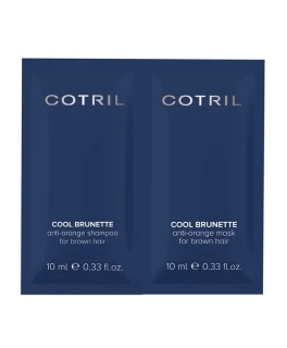 Sachet Cool Brunette Cotril pentru par brunet (Sampon 15 ml, Balsam 15 ml)