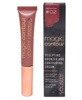 Crema pentru conturare Magic Contour 02 - Medium Tan YouStar, 15 ml