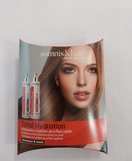 Set miniproduse pentru par gros si uscat Total Hydration Somnis (sampon 30 ml, masca  30 ml)