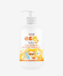 Гель-шампунь для детей с экстрактом ромашки и маслом пшеницы ACME EcoBaby, 0+, 500 мл