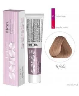 Vopsea-cremă semipermanentă pentru păr DE LUXE SENSE, 9/65 Blond violet-roşu, 60 ml