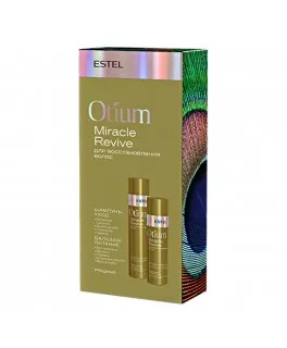 Set pentru restabilirea parului deteriorat ESTEL OTIUM MIRACLE REVIVE (Șampon 250 ml, Balsam 200 ml)