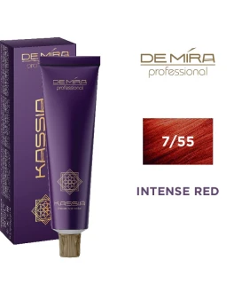 Vopsea pentru par ACME DeMira Kassia, 7/55 - Castaniu rosu intens, 90 ml