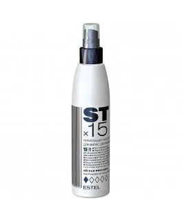 Spray bifazic protecție termica pentru par fixare ușoara ESTEL ST, 200 ml