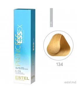 Vopsea cremă permanentă pentru păr PRINCESS ESSEX, S-OS 134 Super blond auriu-aramiu, 60 ml