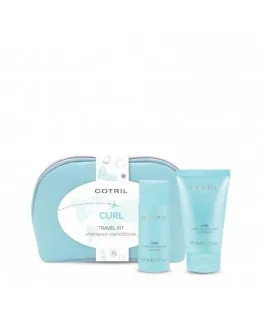 Set mini pentru calatorii ingrijirea parului cret COTRIL CURL (sampon 50 ml + balsam 50 ml)