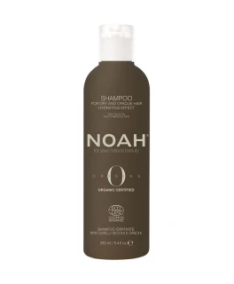 Sampon Bio hidratant cu ulei de masline pentru par uscat si casant Cosmos Organic Noah, 15 ml