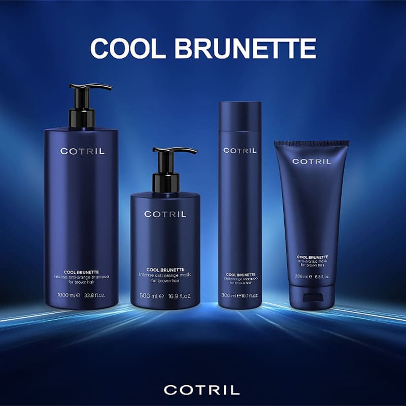Cool Brunette - новая коллекция продуктов COTRIL для ухода темных оттенков волос.