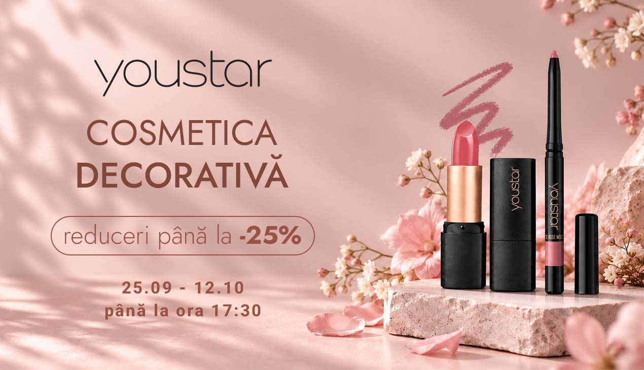 Este timpul să strălucești cu YouStar! Produse brandului cu reducere pana la -25%!